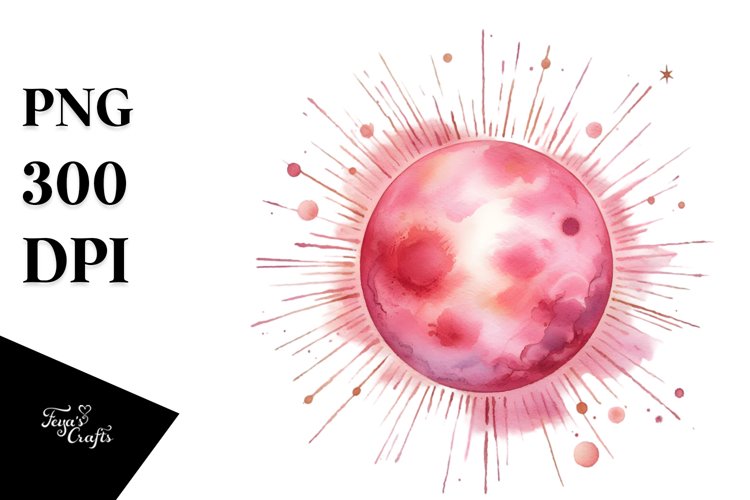 Very Simple Pinkish Sun PNG