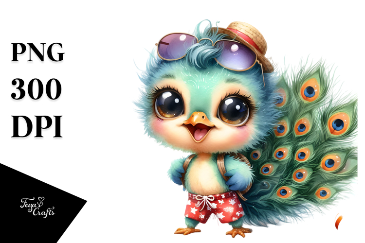 Peacock Clipart Image 11