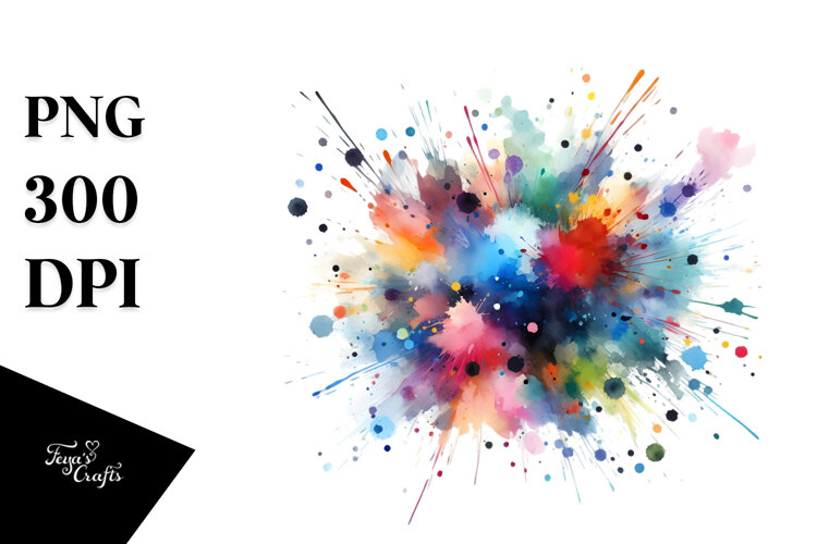 Colorful Brushstroke, Transparent PNG example image 1