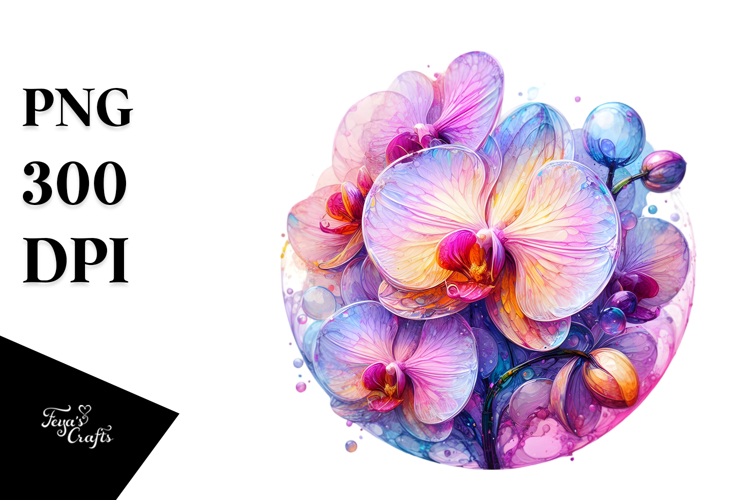 Orchid Clipart Image 19
