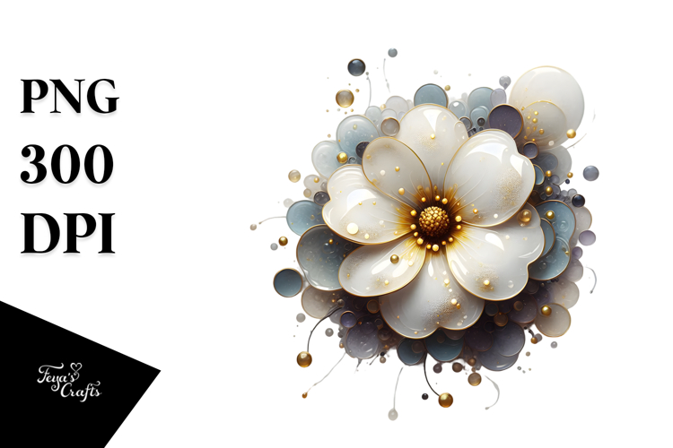 Abstract Glossy Primrose, PNG