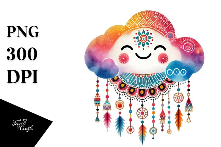 Whimsical Cloud PNG