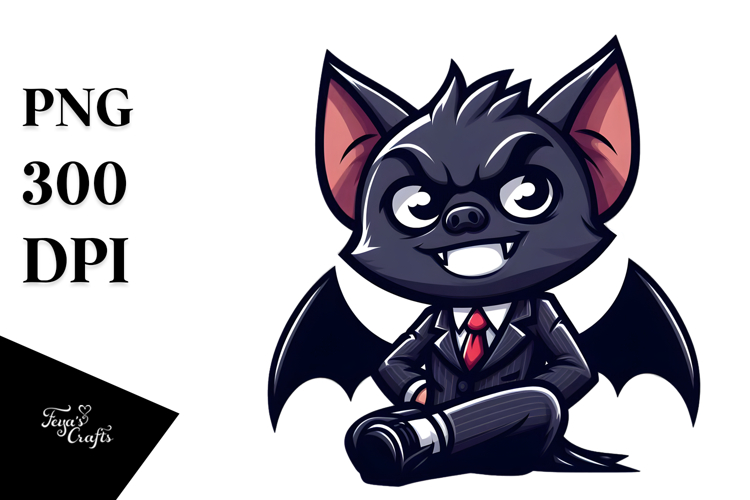 Cute Bat Clipart Image 13