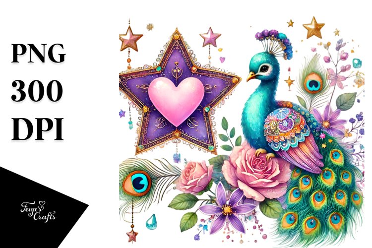 Peacock Clipart Image 17