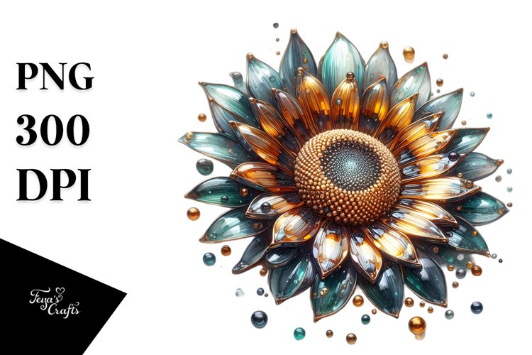 Sunflower Clipart Image 6