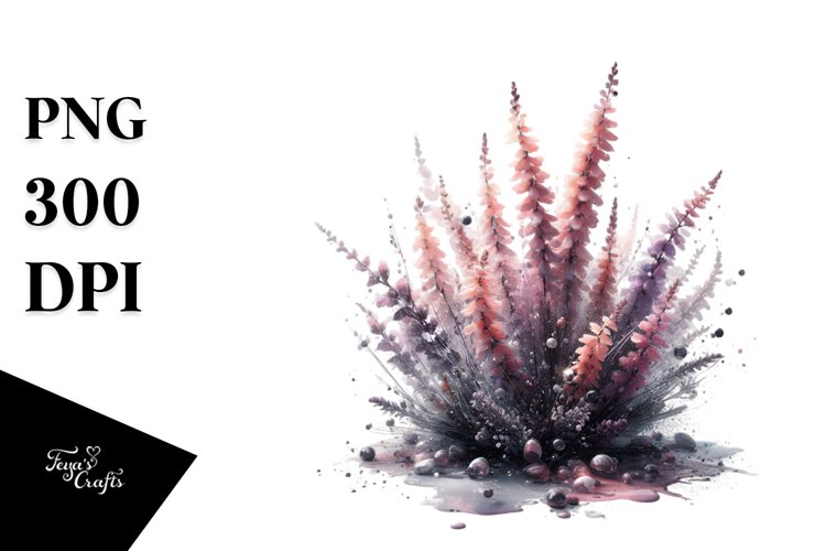 Abstract Glossy -Like Heather example image 1