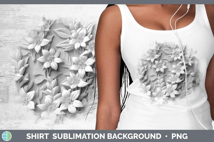 GorgeousWhite 3D Sculpture Shirt design.