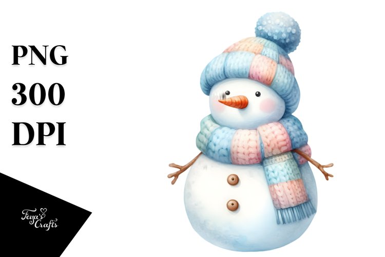 Snowman Clipart Image 23
