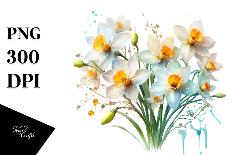 Narcissus Sublimation PNG