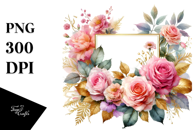 Rose Frame Png Image 7