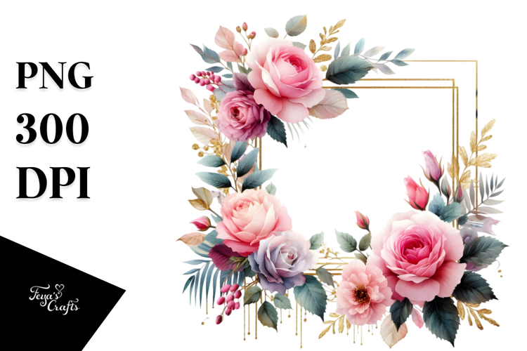 Rose Frame Png Image 6
