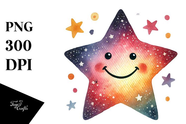 Whimsical Star PNG