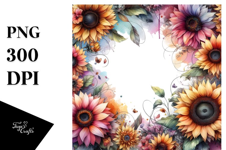 Sunflower Clipart Image 8