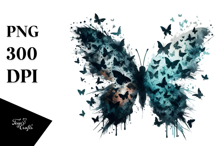 Butterfly Silhouettes Image 15