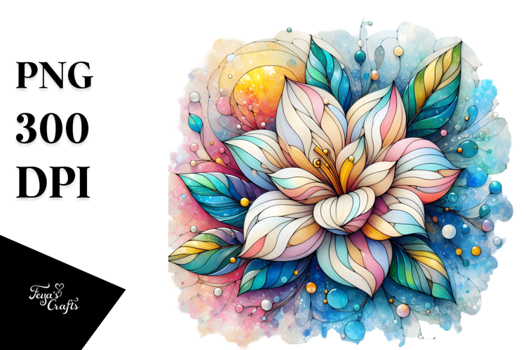 Wooden Stained Gardenia PNG