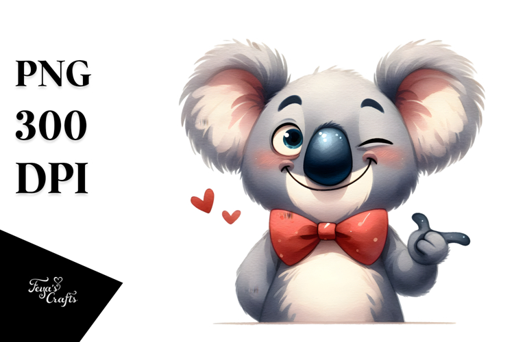 Mischievous Koala, Sarcastic PNG