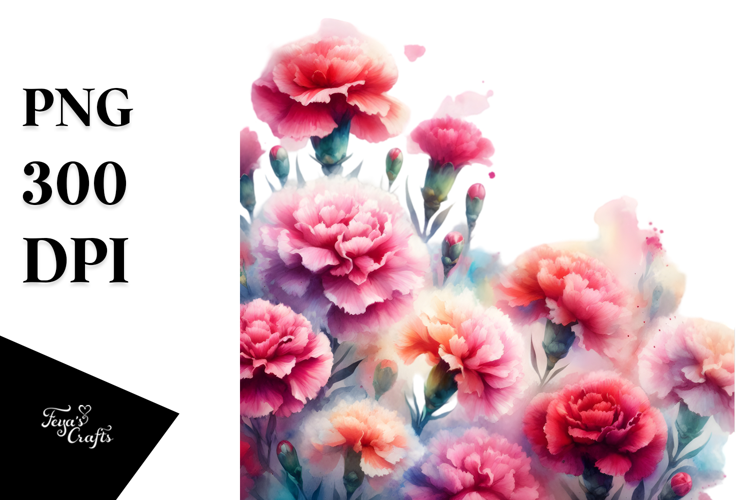 Vibrant Carnation PNG