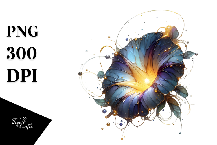 Abstract Material Morning Glory PNG