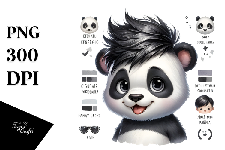 Panda Clipart Image 24