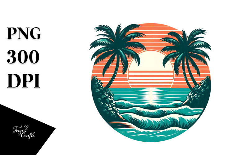 Sunset Vector Image 17