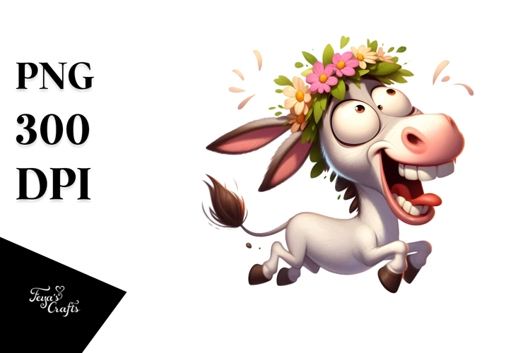 Donkey Clipart Image 16