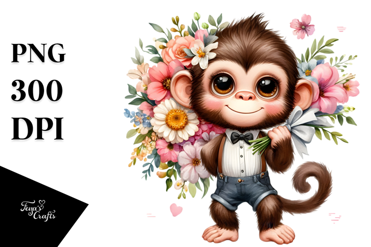 Monkey Clipart Image 8