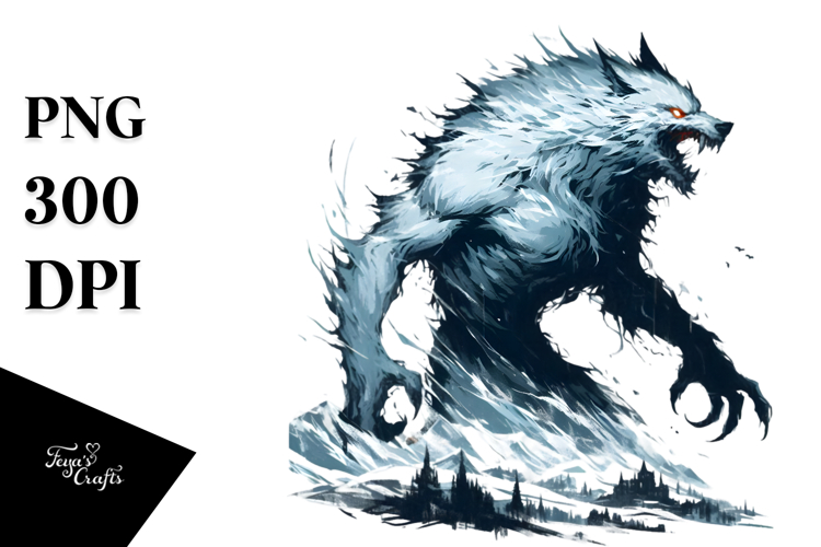 Werewolf Clipart Image 10