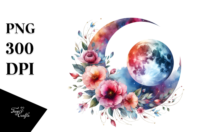 Boho Flowers Clipart Image 20