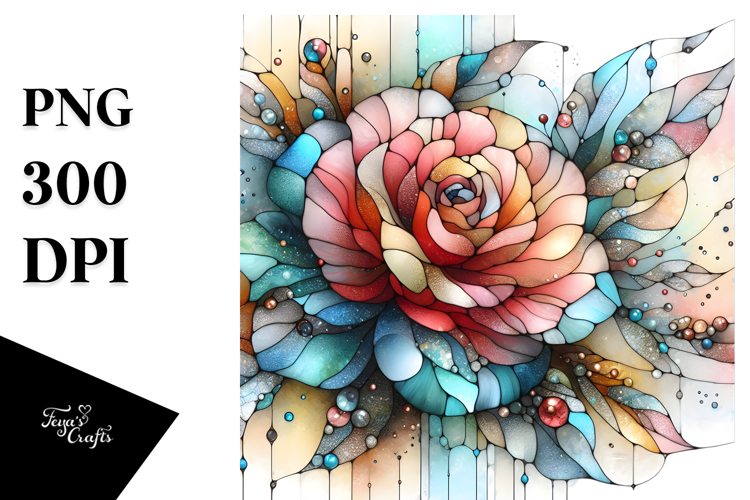 Stained Camellia PNG