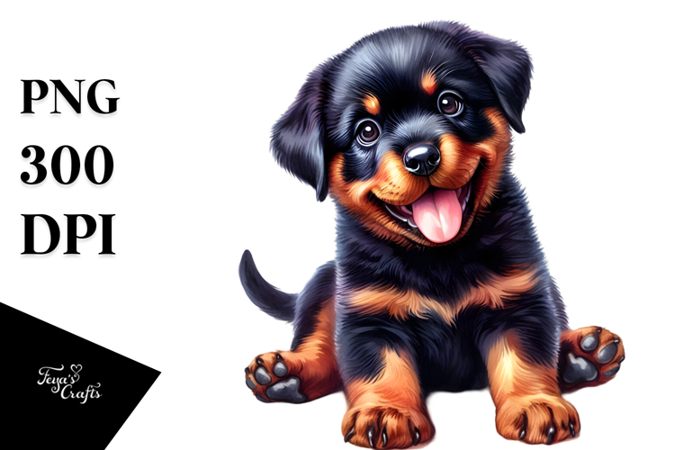 Rottweiler Clipart Image 11