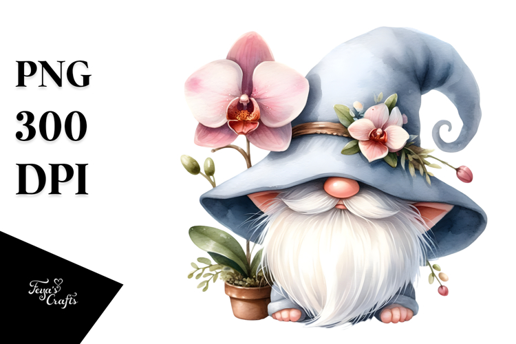 Orchid Clipart Image 15