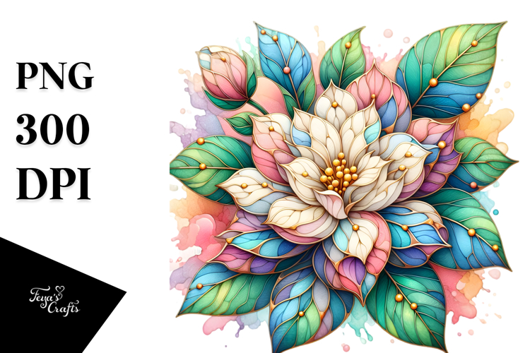 Wooden Stained Gardenia PNG
