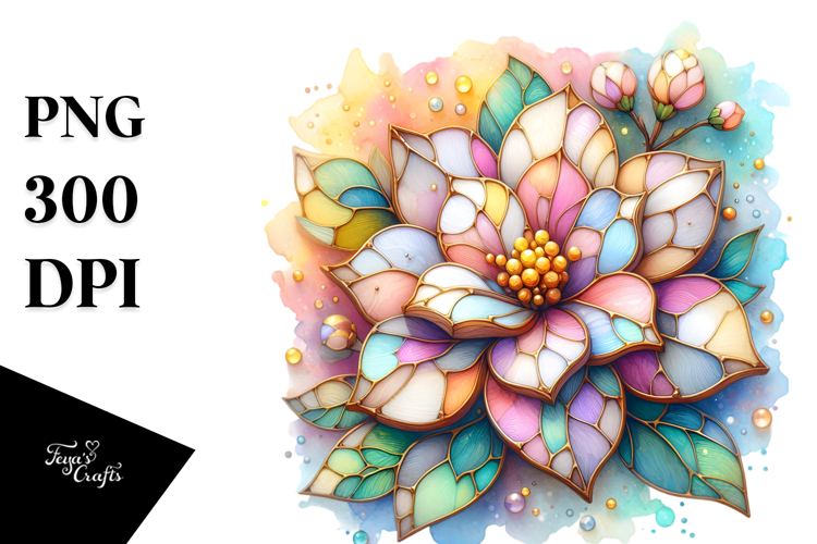 Wooden Stained Gardenia PNG
