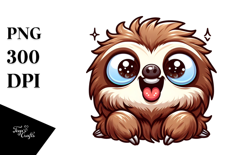 Sloth Clipart Image 7