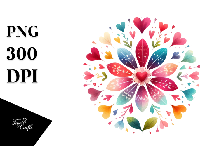 Flower Sticker Png Image 6