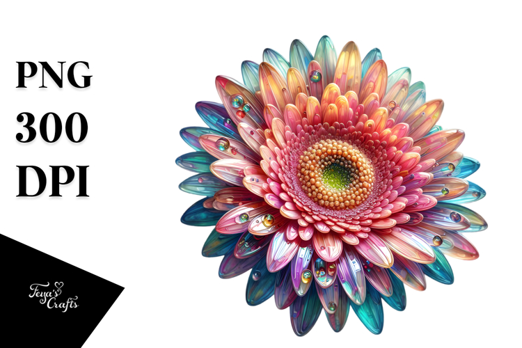 Shiny Gerbera Transparent PNG