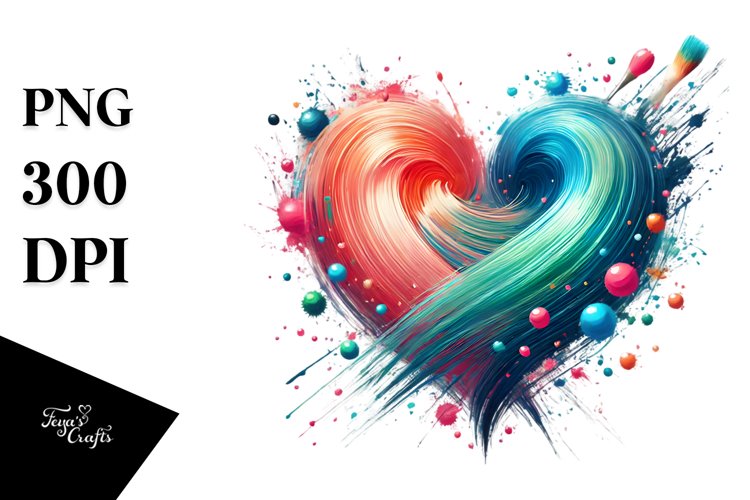 White Heart Clipart Image 14