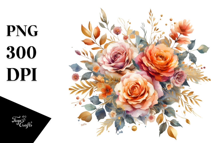 Orange Flower Png Image 3