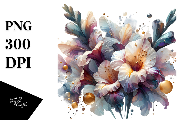 Abstract y Gladiolus PNG