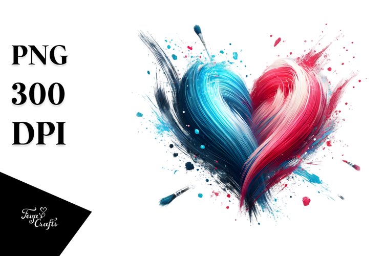 White Heart Clipart Image 13