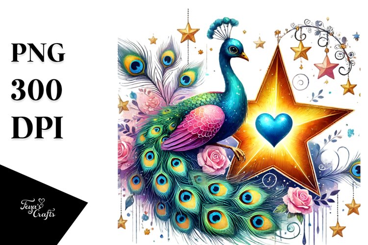 Peacock Clipart Image 14