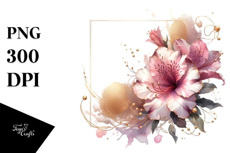 Shiny Abstract Azalea PNG