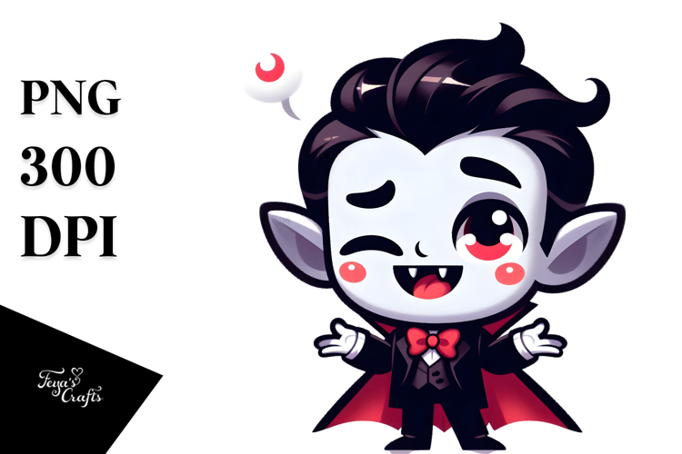 Ridiculously Cute Vampire PNG