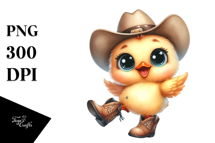 Expressive Baby Chicken Clipart