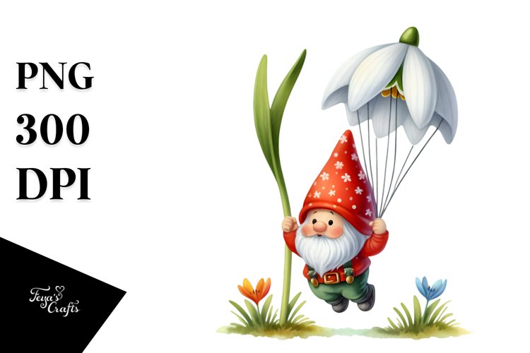Cute Gnome Clipart Image 16