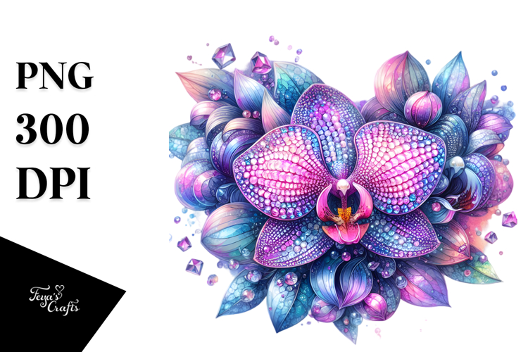 Orchid Clipart Image 24