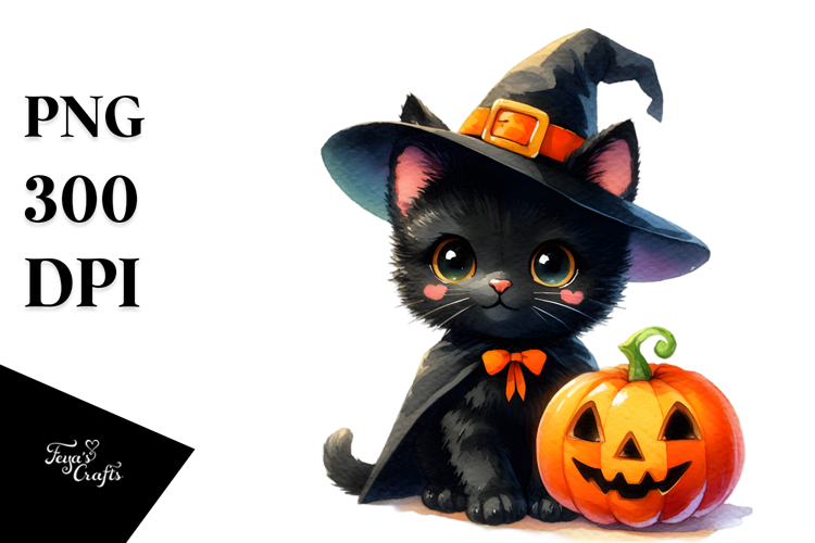 Halloween Cat Clipart Image 12