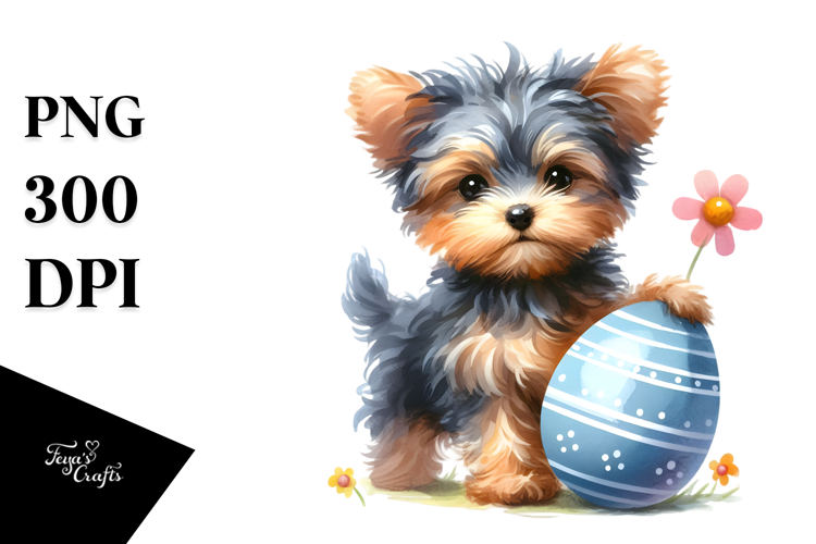 Cute Baby Yorkipoo with Cool Haircut PNG