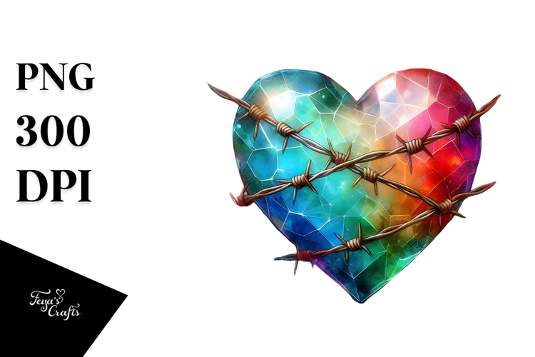 Glossy Heart PNG