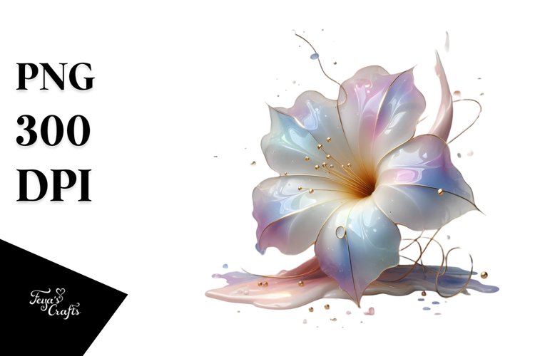 Glossy Morning Glory PNG